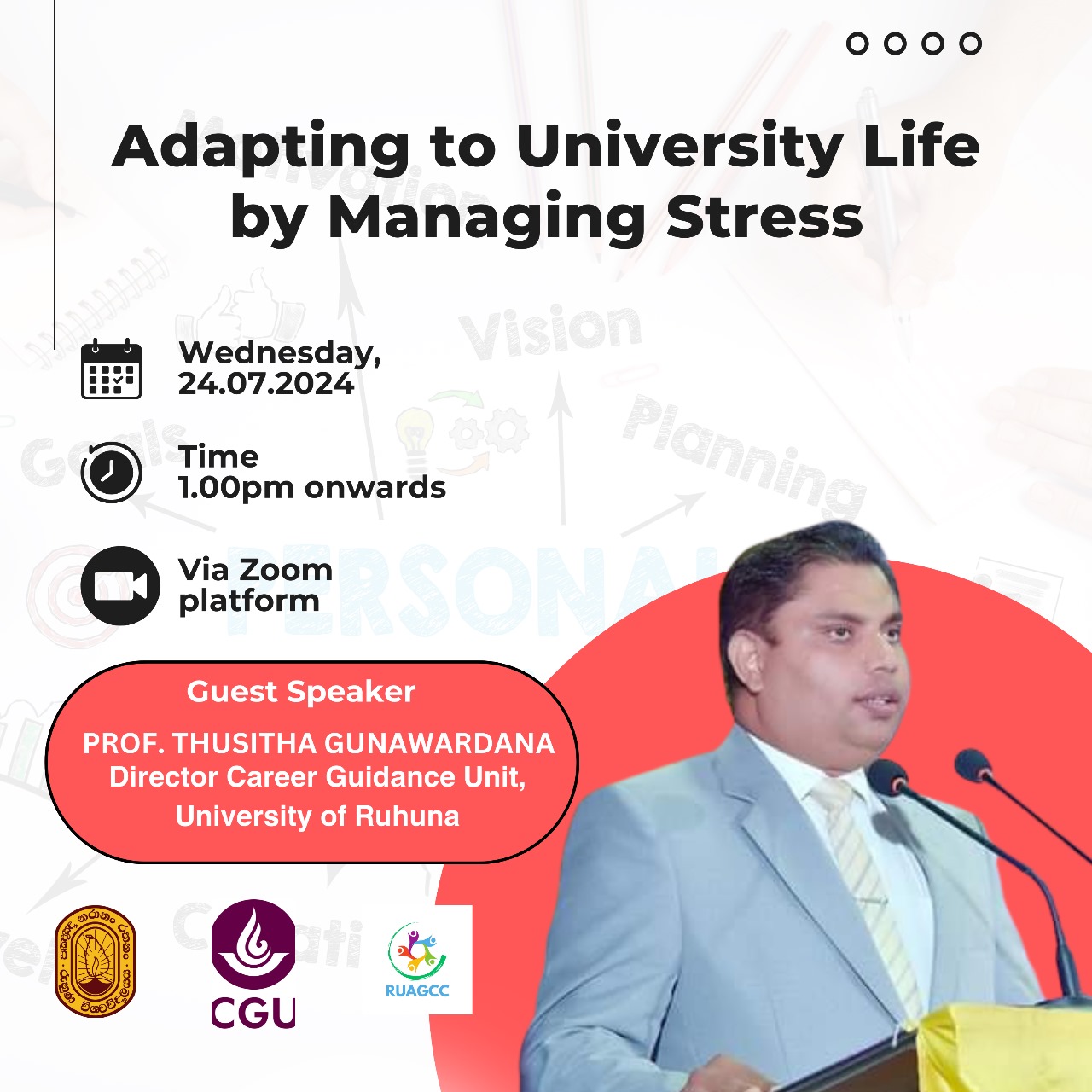 Adapting to University Life by Managing Stress